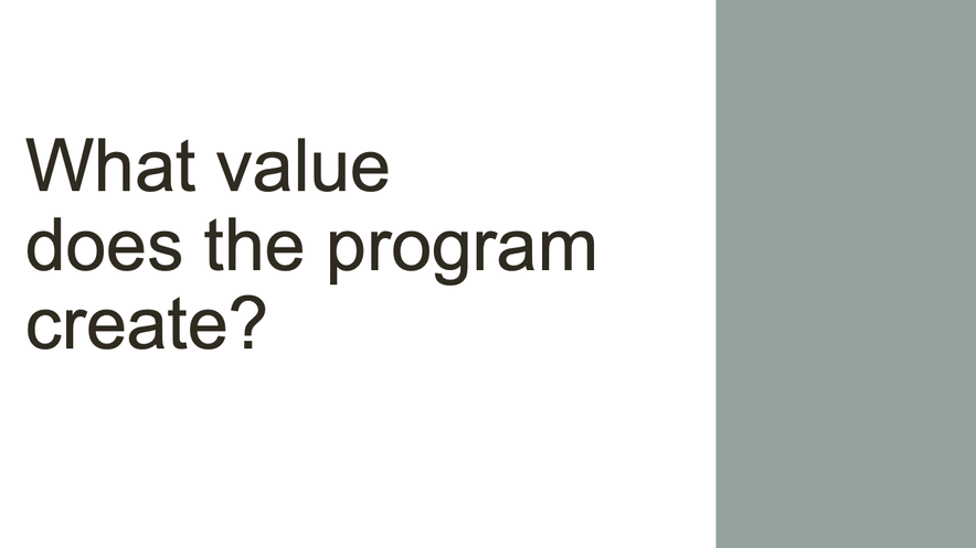 Netcetera. Stefan on the reasoning behind the program